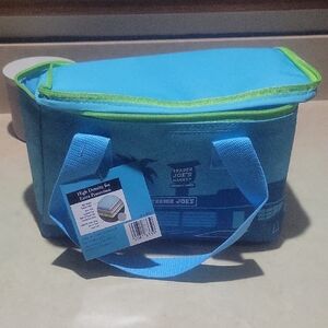 Trader Joe's Blue and Green Mini Insulated Bag